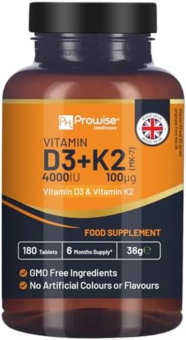 Vitamin D3 K2 supplement tablets