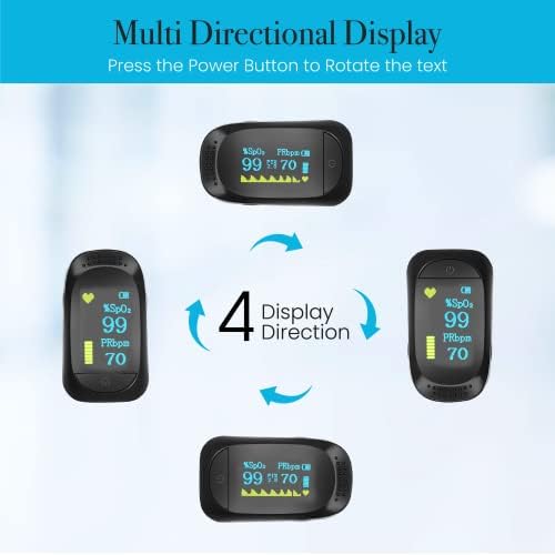 Pulse oximeter blood oxygen monitor