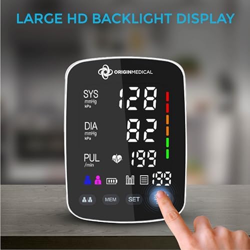 Blood pressure cuff arm monitor