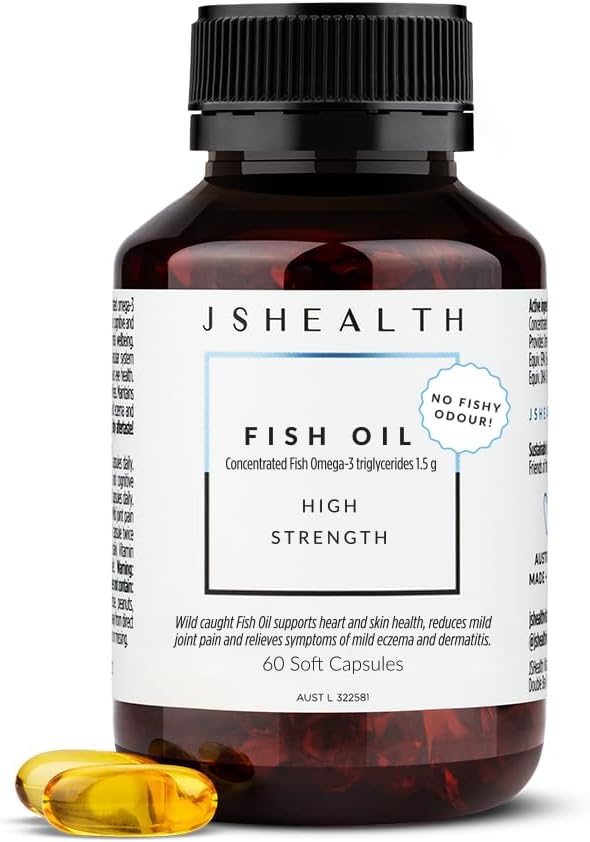 JS Health Fish Oil triple strength capsules