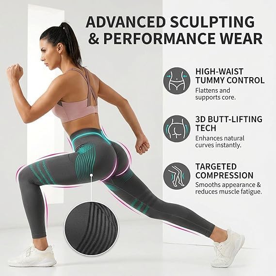 Women's High Waist Compression Leggings