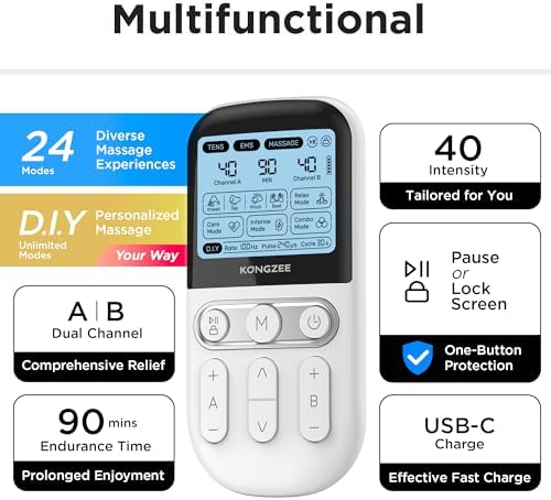 TENS unit rechargeable electronic massager