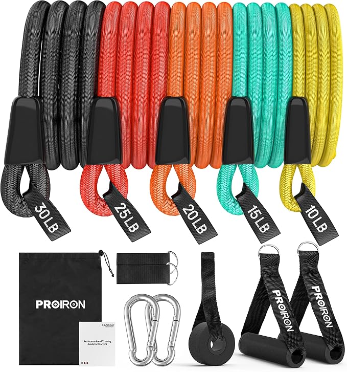 PROIRON Resistance Bands Set 14 Pieces